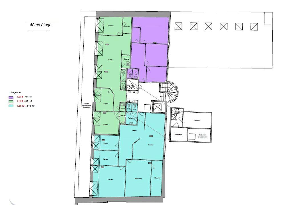 Bureau Rouen 1295m² Location bureau Rouen Seine-Maritime OLBUR2314236 16